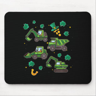 Mousepad Caminhão de Construção Irlandesa Infantil Guindast