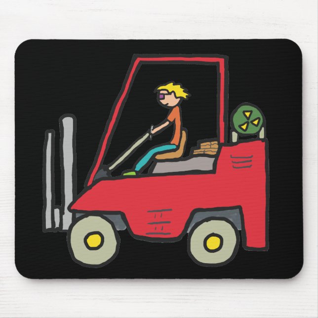 Mousepad Caminhão de empilhadeira (Frente)