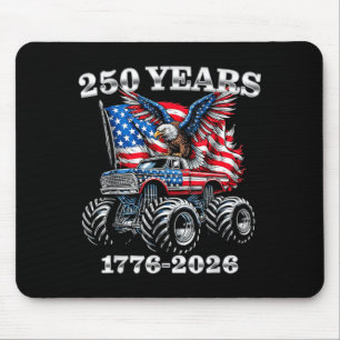 Mousepad Caminhão Monstro Águia EUA 250 Anos 1776-2026 Meni