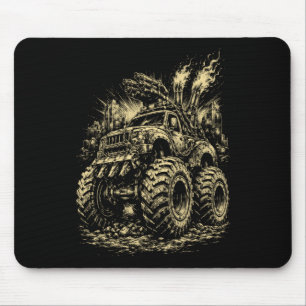 Mousepad Caminhão Monstro Apocalíptico em Ruínas