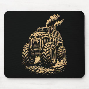 Mousepad Caminhão Monstro Apocalíptico Inspirado em Caixa T