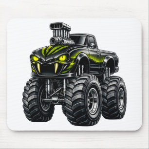 Mousepad Caminhão Monstro Cobra Olho Superalimentado