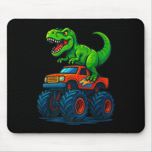 Mousepad Caminhão Monstro Dinossauro T-rex Aniversário Esco