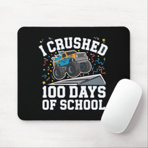 Mousepad Caminhão Monstro dos 100 Dias de Escola 100º Dia E
