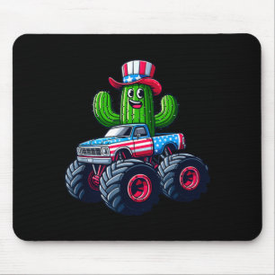 Mousepad Caminhão Monstro Montado em Cacto 4 de Julho