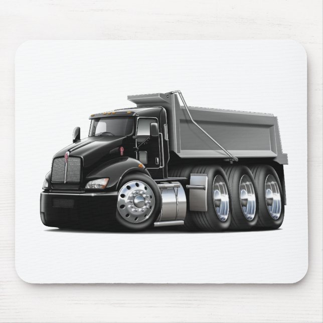 Mousepad Caminhão Preto-Cinzento de Kenworth T440 (Frente)
