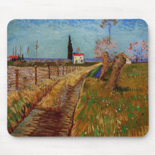Mousepad Caminho Através de um Campo, Salgueiros por Vincen