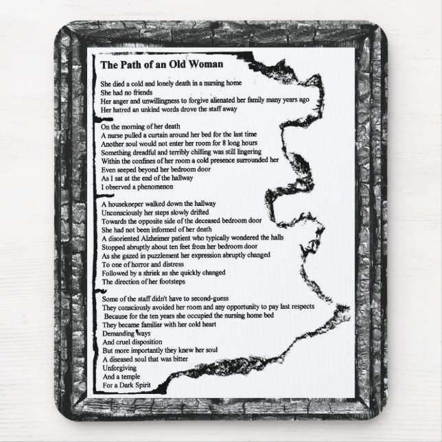 Mousepad Caminho da Mulher Velha (Frente)