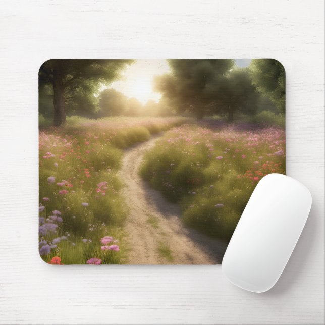 Mousepad Caminho De Camisa Selvagem (Com mouse)