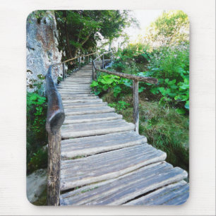 Mousepad caminho de madeira, croatia