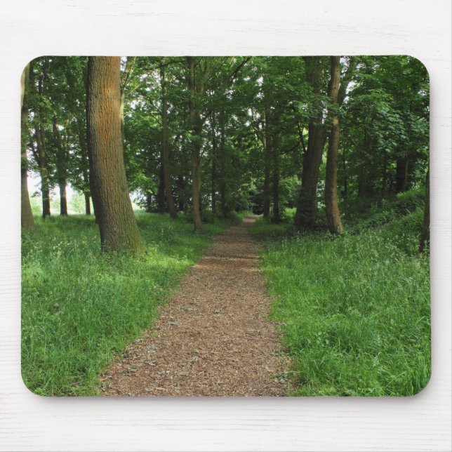 Mousepad Caminho nas Florestas, Parque de Bute, Cardiff (Frente)