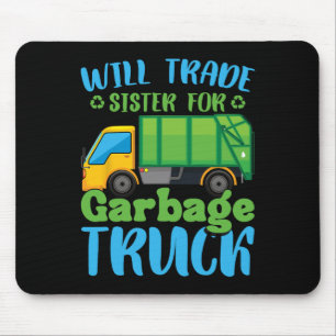 Mousepad Caminhões de lixo Dia da Terra Reciclar Toddler Ga