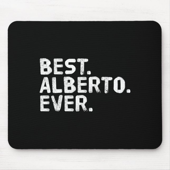 Mousepad Camisa Alberto engraçada ideia de presente para ho (Frente)