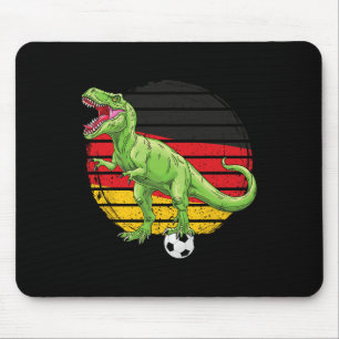 Mousepad Camisa Alemã do Dino Trex Futebol Bandeira da Alem