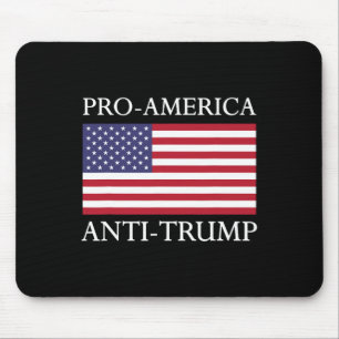 Mousepad Camisa Anti-Trump - Bandeira Americana Dos Eua Res