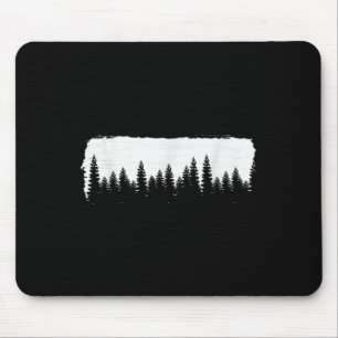 Mousepad Camisa-árvore, Floresta de algodão orgânico, Gráfi