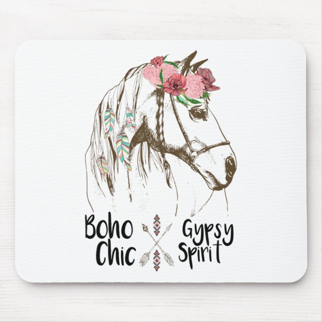 Mousepad Camisa Boho Hippie Western Equestr (Frente)