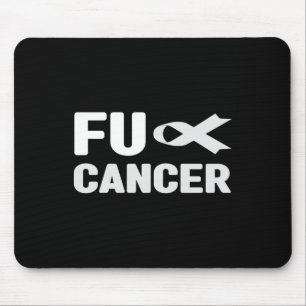 Mousepad Camisa Cancer Fu T - Fita Branca, Cancer Pulmonar