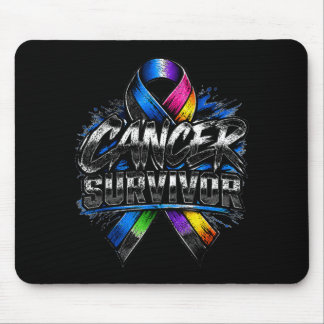 Mousepad Camisa com Laço de Conscientização Forte para Sobr