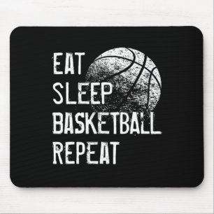 Mousepad Camisa Comida Dorme Sketll Repita Para Homens Mulh