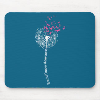 Mousepad Camisa Conscientização Câncer de Mama Flor Rosa