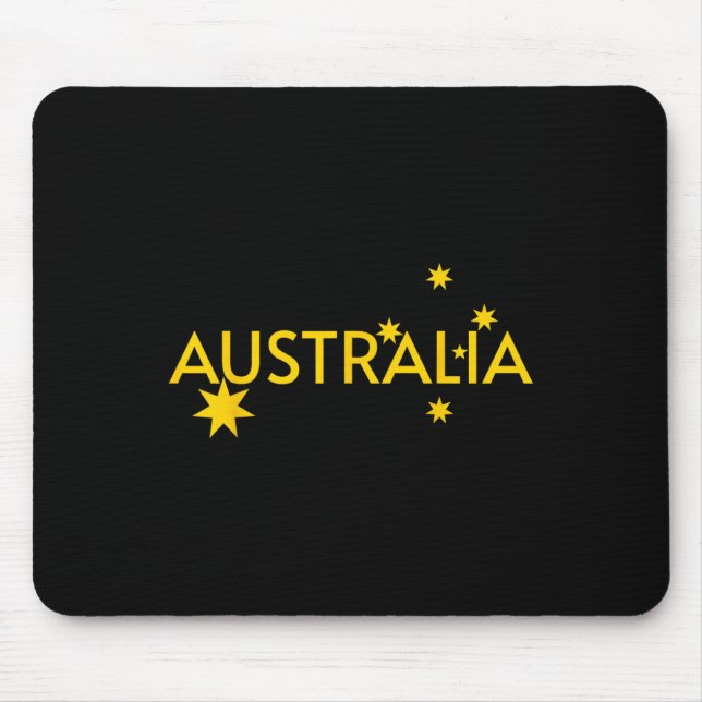 Mousepad Camisa da Bandeira da Austrália  (Frente)