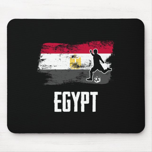Mousepad Camisa da Bandeira do Egito Time de Futebol Egípci (Frente)