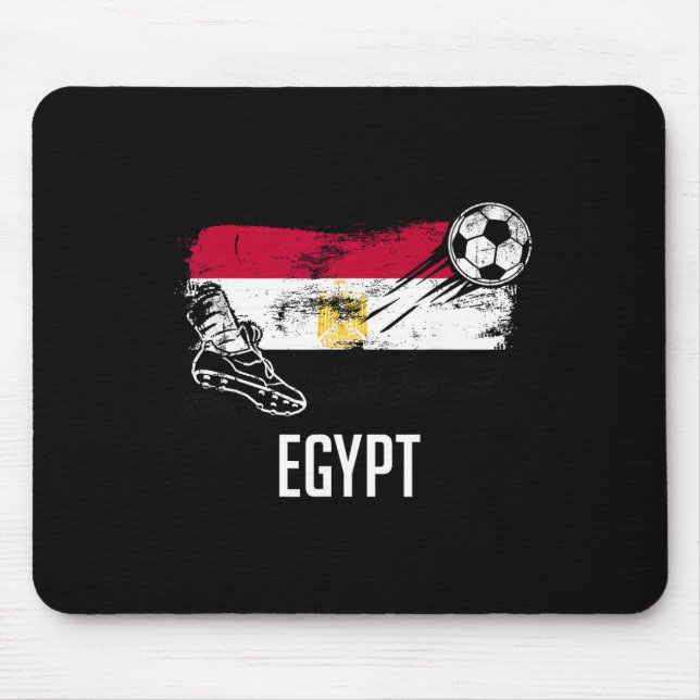 Mousepad Camisa da Bandeira do Egito Time de Futebol Egípci (Frente)