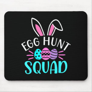 Mousepad Camisa da equipe de caça ao ovo temporada de caça