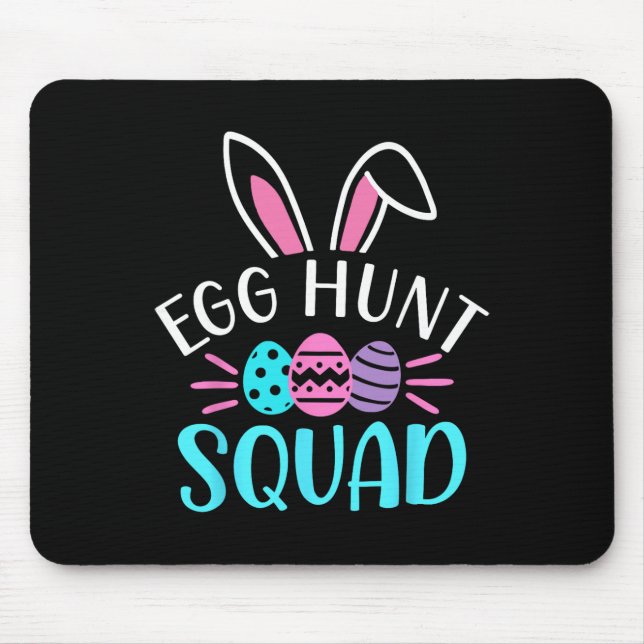 Mousepad Camisa da Equipe de Caça aos Ovos Temporada de Caç (Frente)