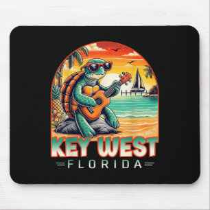 Mousepad Camisa da Tartaruga Tropical da Praia de Key West