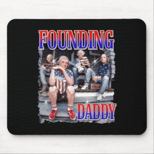 Mousepad Camisa de 4 de Julho Masculina Pai Fundador George