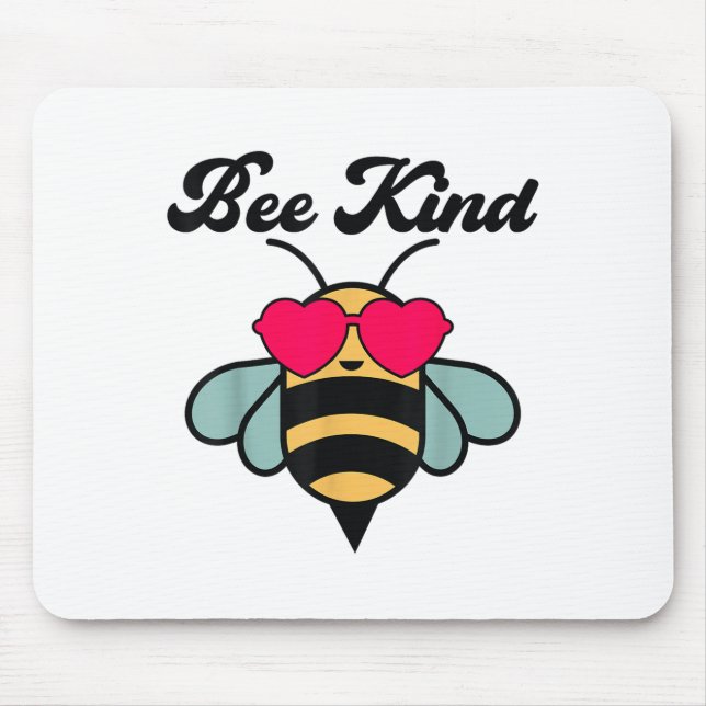 Mousepad Camisa De Abelhas Meninas Bumble Bee Kind Toddler  (Frente)