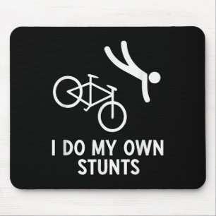 Mousepad Camisa de Amante de Bicicleta Eu Faço Meus Próprio