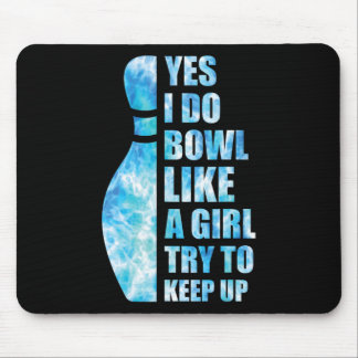 Mousepad Camisa De Boliche Engraçada Sim Eu Faço Boliche Co