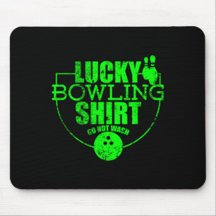 Mousepad Camisa De Boliche Sortuda Não Lave Uma Citação Eng