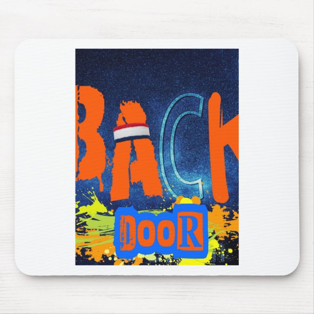 Mousepad Camisa de chiffon com design “back Door Chemistry” (Frente)
