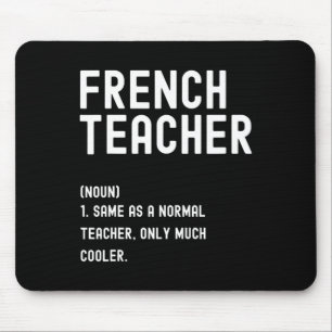 Mousepad Camisa de definição de professor de francês primei