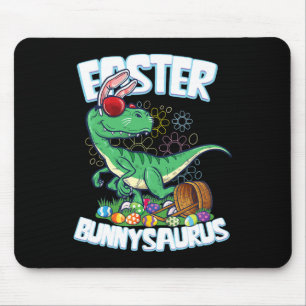 Mousepad Camisa de Dinossauro de Páscoa Coelho Caça ao Ovo 
