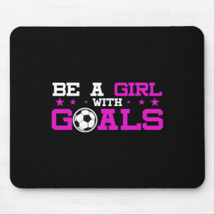 Mousepad Camisa de Futebol Feminina Com Objetivos, Futebol