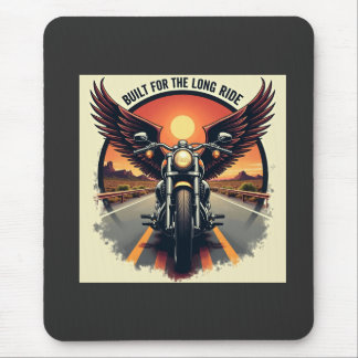 Mousepad Camisa de Irmandade de Motociclista de Estrada no