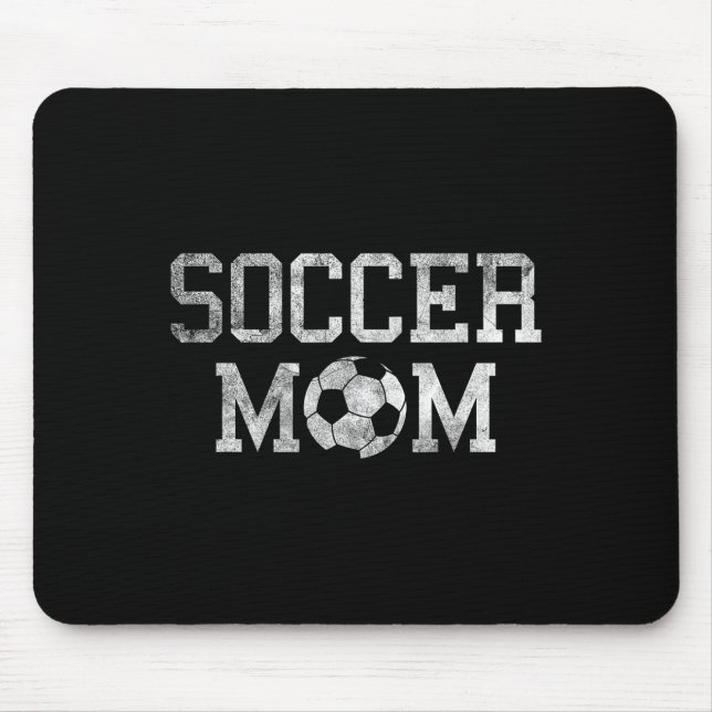 Mousepad Camisa de Mãe de Futebol Orgulhosa Presente Divert (Frente)