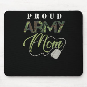 Mousepad Camisa de Mãe do Exército Prolongado   Camiseta 