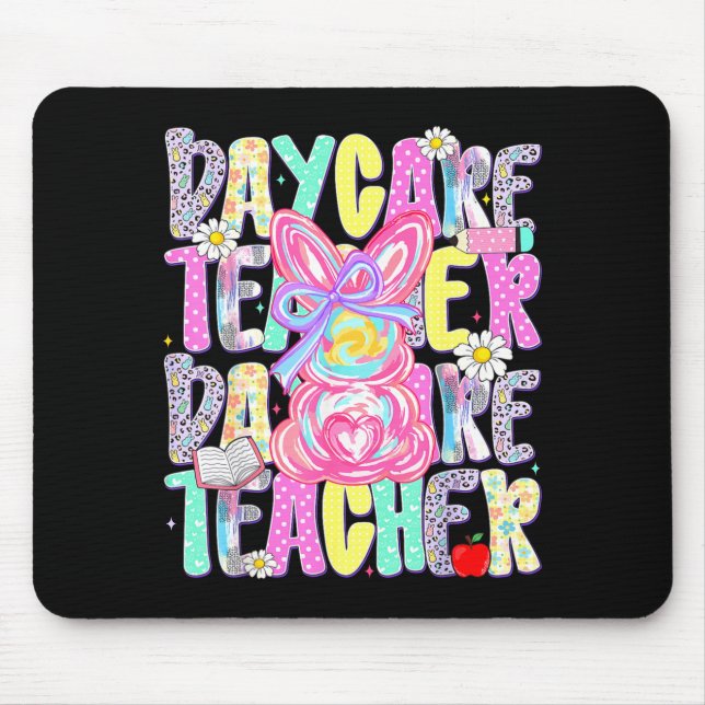 Mousepad Camisa de primavera colorida fofa para professora  (Frente)