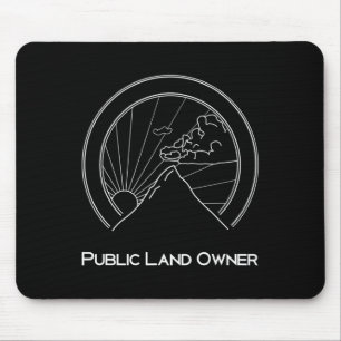 Mousepad Camisa de Proprietário de Terra Pública - Alpinist