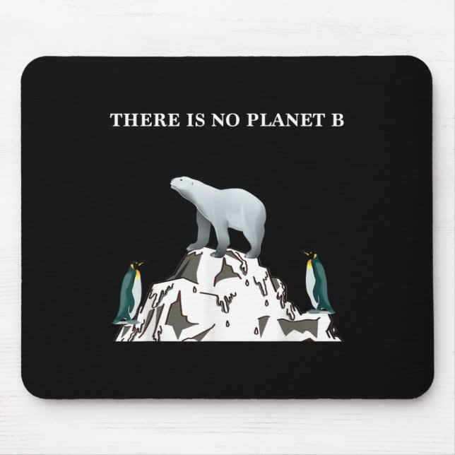 Mousepad Camisa de Proteção Ambiental Salve O Planeta  (Frente)