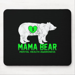 Mousepad Camisa De Sensibilização Para A Saúde Mental Da Mã