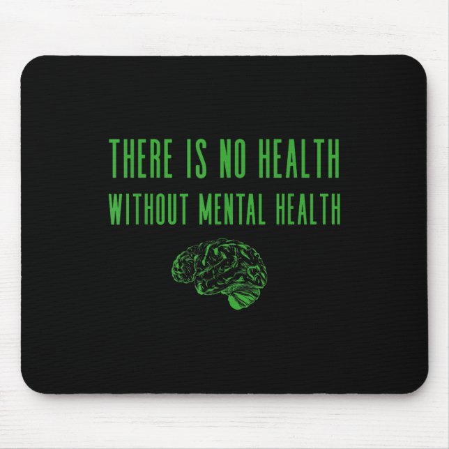 Mousepad Camisa De Sensibilização Para A Saúde Mental - Ext (Frente)