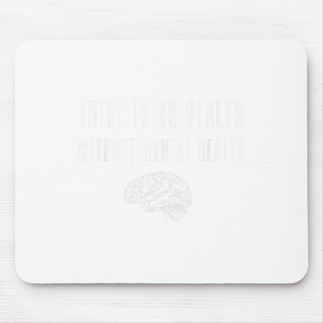 Mousepad Camisa De Sensibilização Para A Saúde Mental - Ext (Frente)