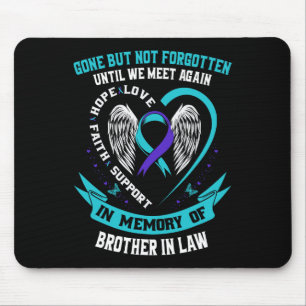 Mousepad Camisa De Sensibilização Suicida Irmão De Lei Mama